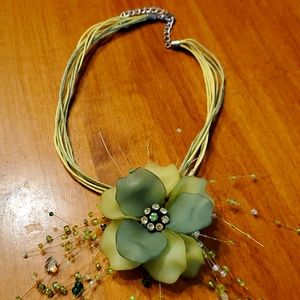 16" flower necklace
